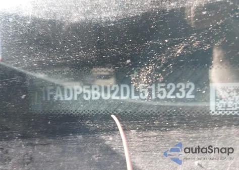 2013 Ford C-Max Hybrid Sel z USA, uszkodzony, nr VIN 1FADP5BU2DL515232